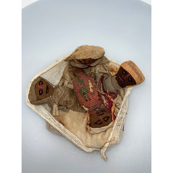 Chancay Pre-Columbian Textile Doll Antique Birth Scene New Mom Strong Fem Power - Picture 15 of 16